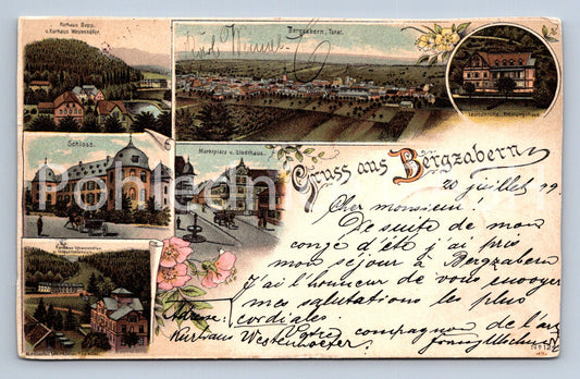 Pohlednice GRUSS AUS BERGZABERN (ST11923)