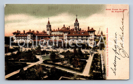 Pohlednice HOTEL PONCE DE LEON ST. AUGUSTINE (ST11925)