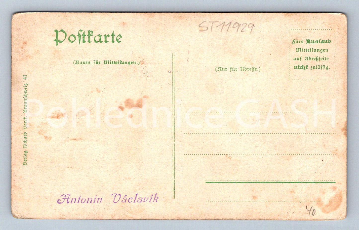 Pohlednice NRAUNSCHWEIG (ST11929)