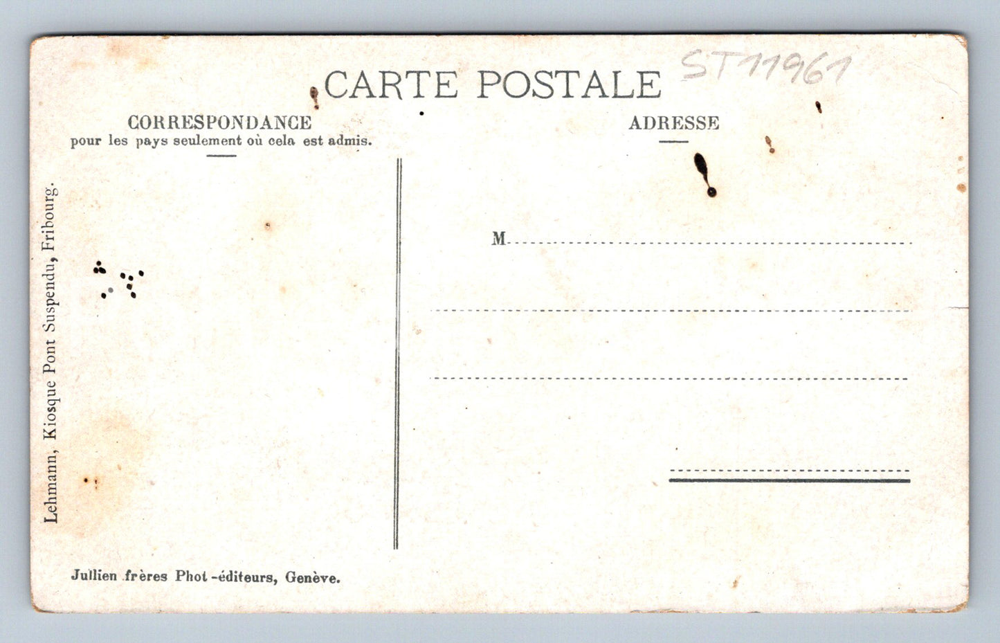 Pohlednice FRIBOURG (ST11961)