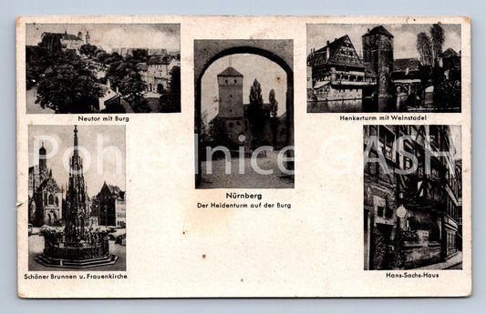 Pohlednice NÜRNBERG - KOLÁŽ (ST11970)
