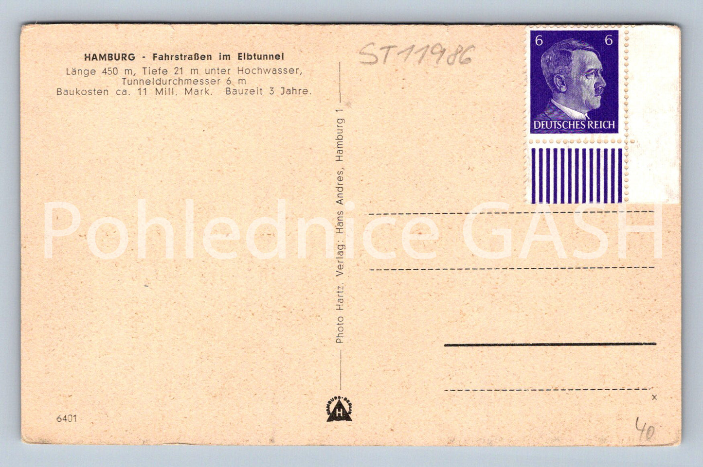 Pohlednice HAMBURG (ST11986)