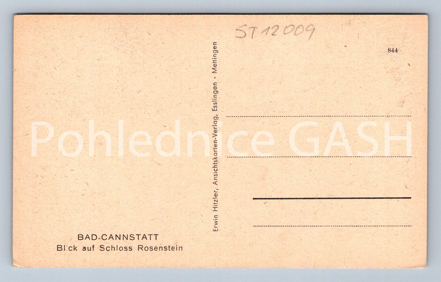 Pohlednice BAD-CANNSTATT (ST12009)
