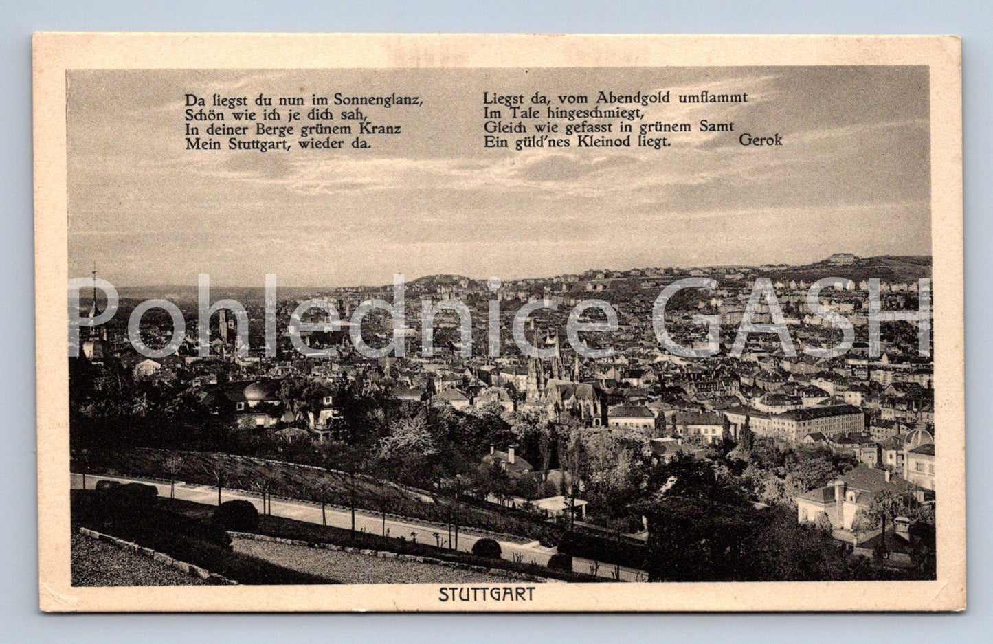 Pohlednice STUTTGART (ST12010)