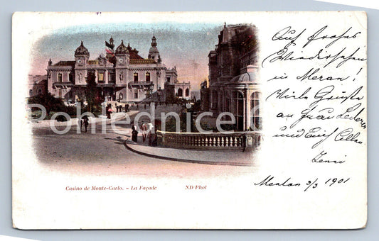 Pohlednice CASINO DE MONTE CARLO - LA FACADE (ST12042)