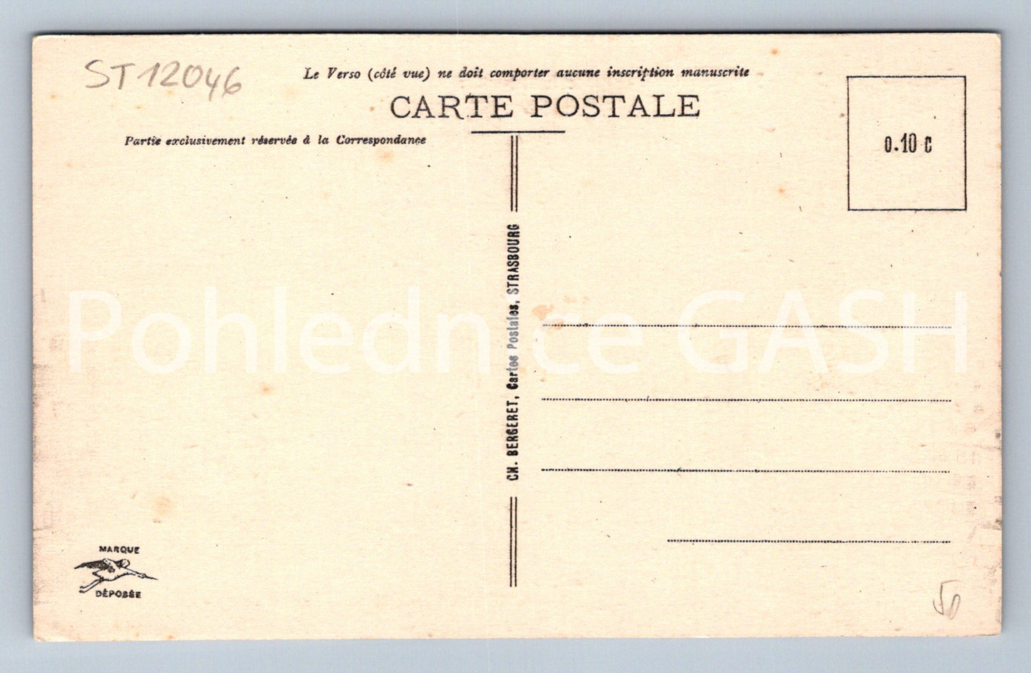 Pohlednice STRASBOURG (ST12046)