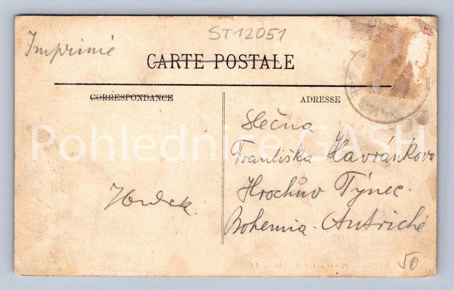 Pohlednice LYON (ST12051)