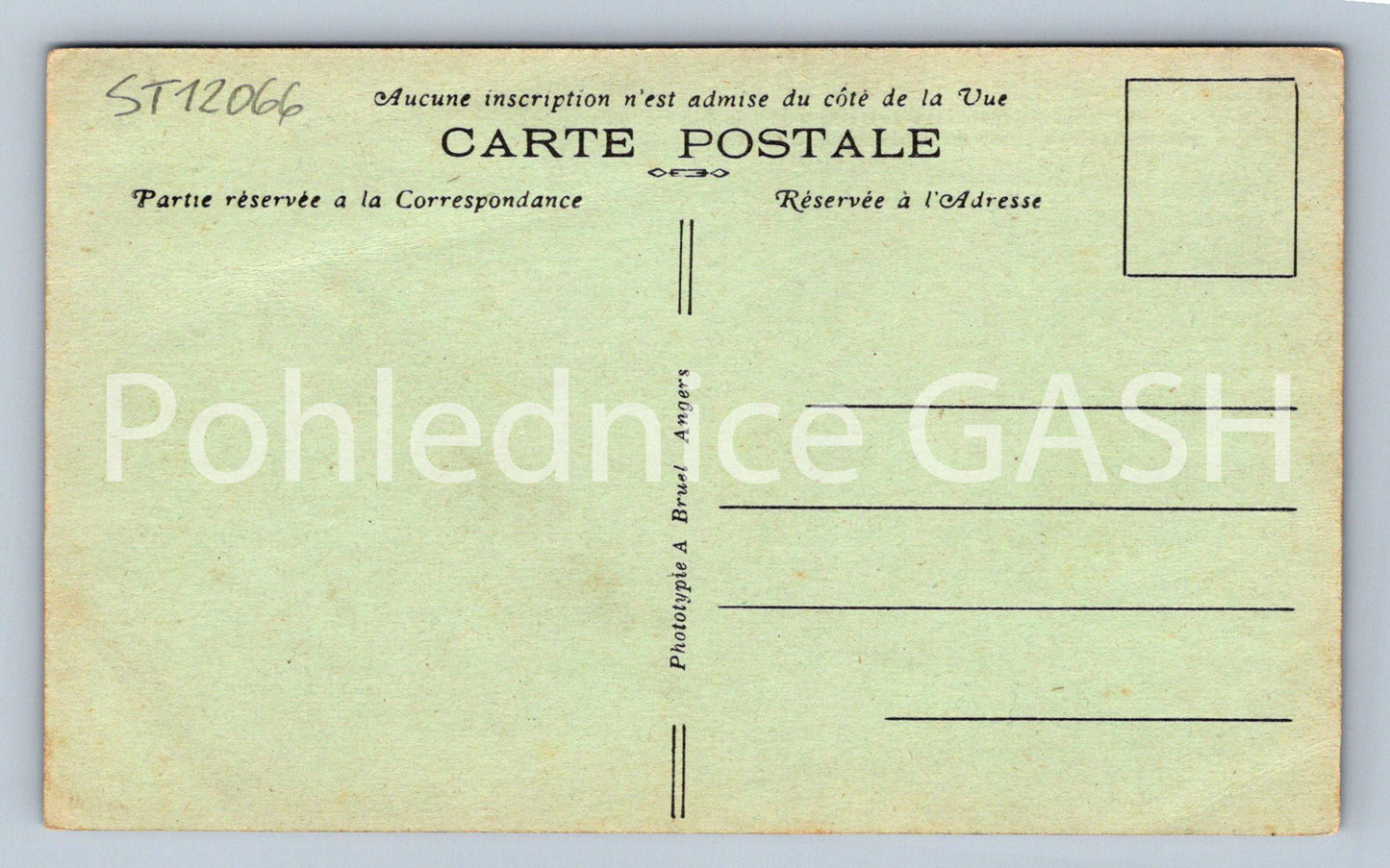 Pohlednice ANGERS (ST12066)