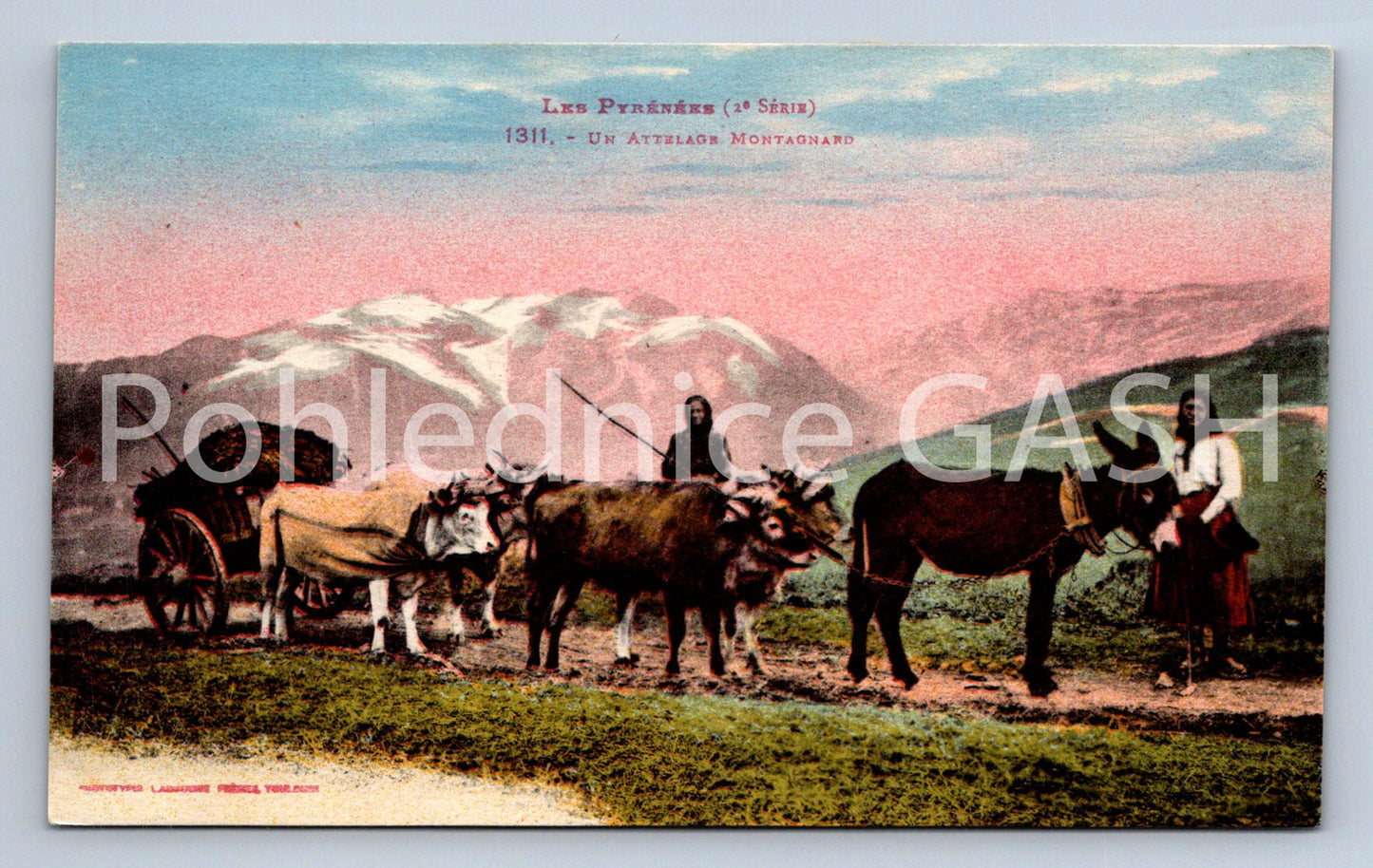 Pohlednice LES PYRÉNÉKS (ST12085)