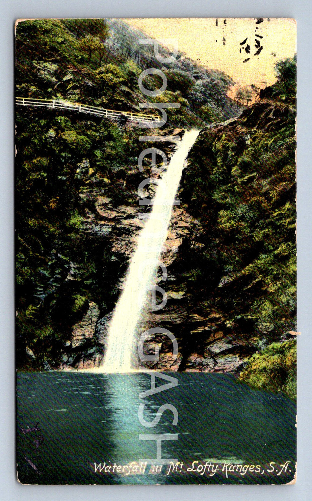 Pohlednice WATERFALL IN MT. LOFTY KANGES S.A. (ST12096)