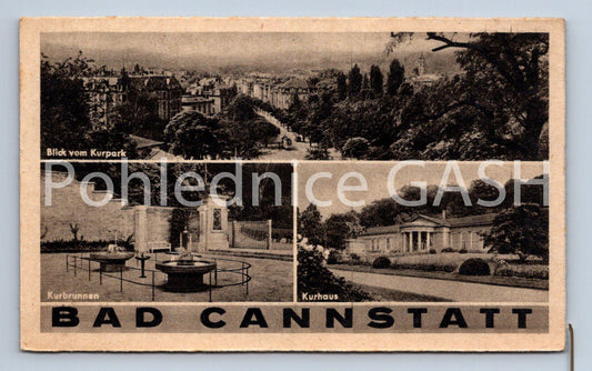 Pohlednice BAD CANNSTATT - KOLÁŽ (ST12168)