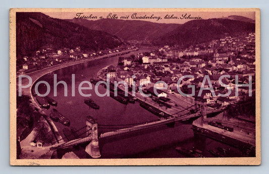 Pohlednice TETSCHEN A. ELBE (ST12177)