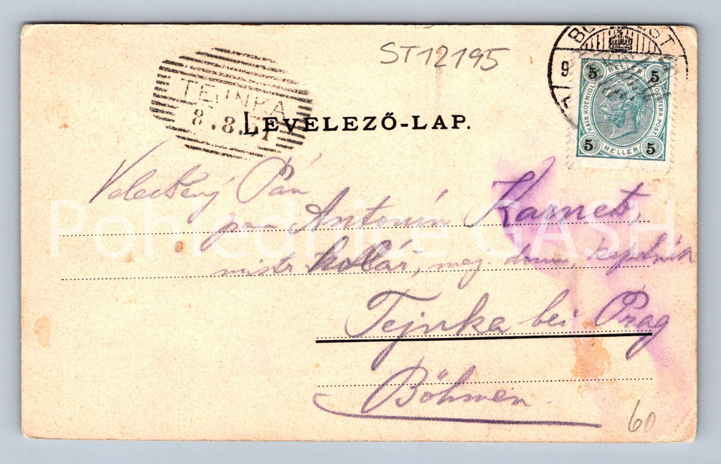 Pohlednice BUDAPEST (ST12195)