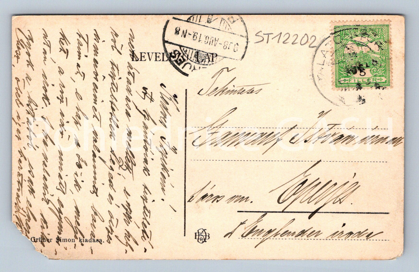 Pohlednice BAROSS (ST12202)