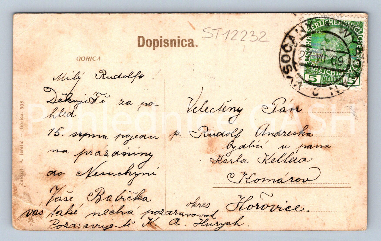 Pohlednice GORICA (ST12232)
