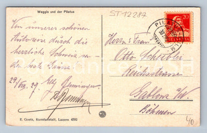 Pohlednice WEGIS IND DER PILATUS (ST12287)
