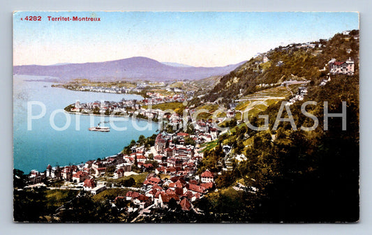 Pohlednice TERRITET-MONTREUX (ST12297)