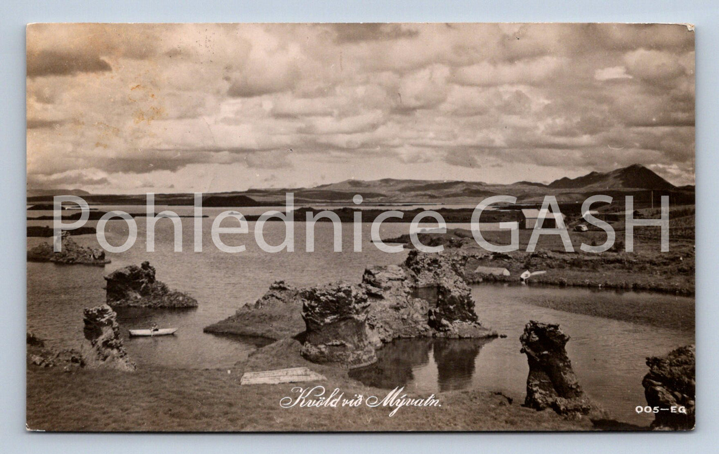 Pohlednice KVÖLD VIÖ MÝVATN (ST12337)