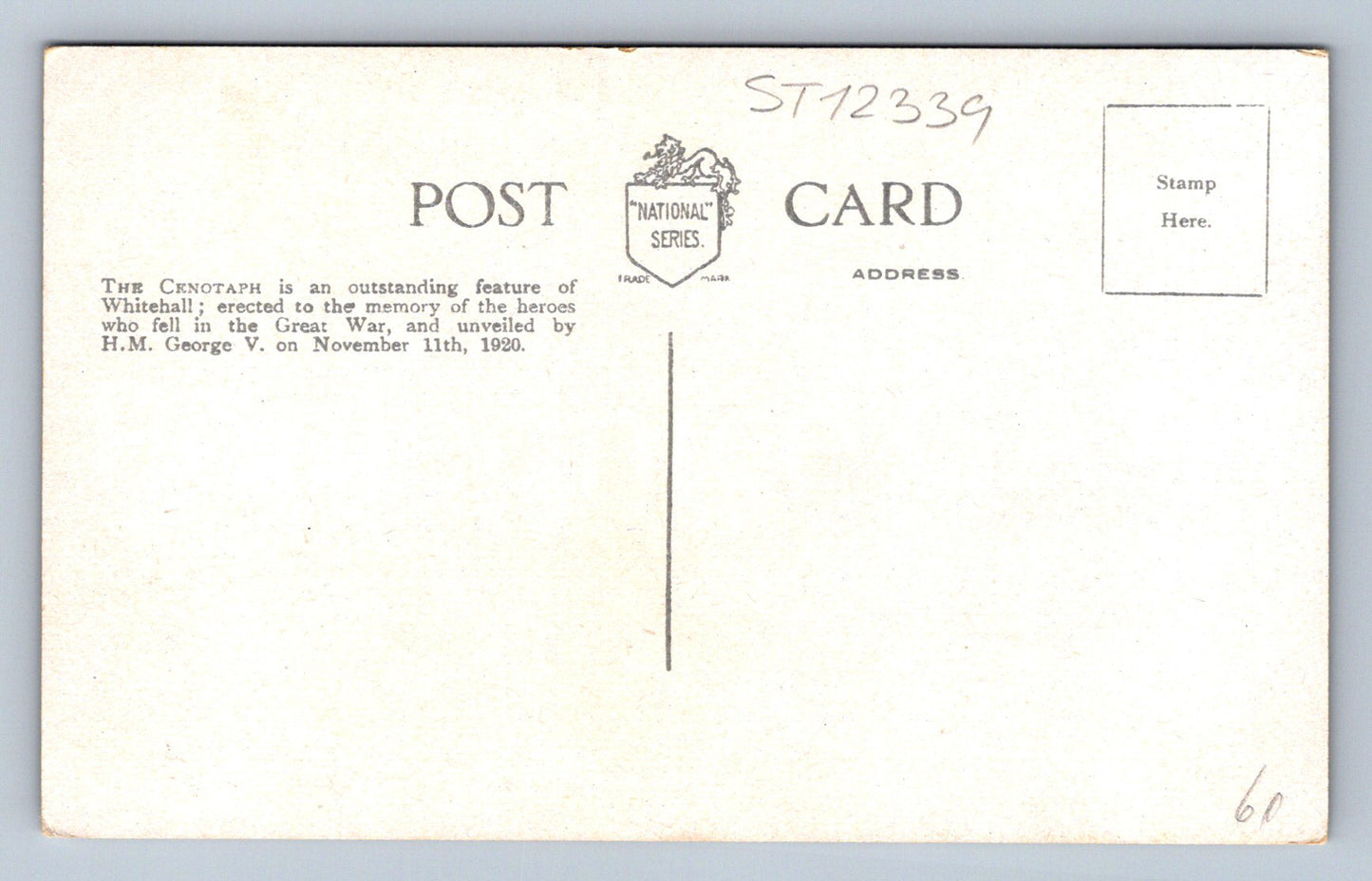 Pohlednice LONDON (ST12339)
