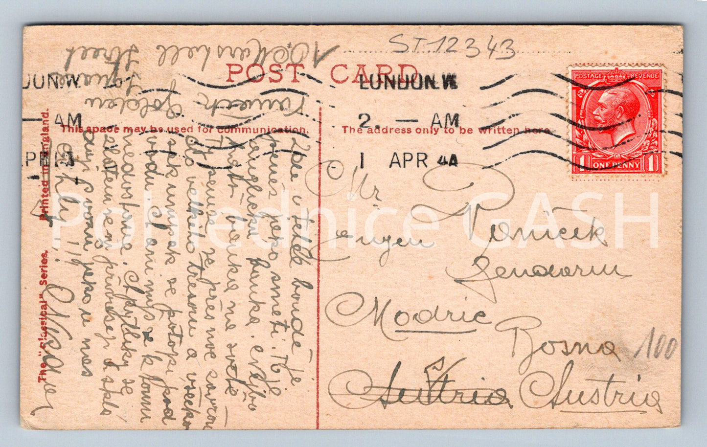 Pohlednice LONDON (ST12343)