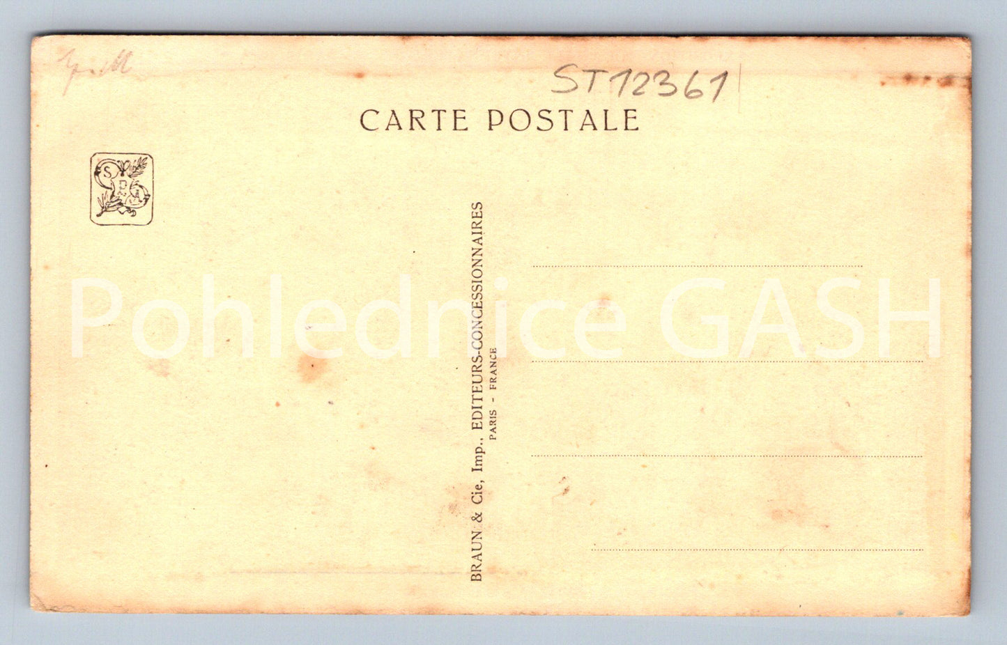 Pohlednice PARIS (ST12361)