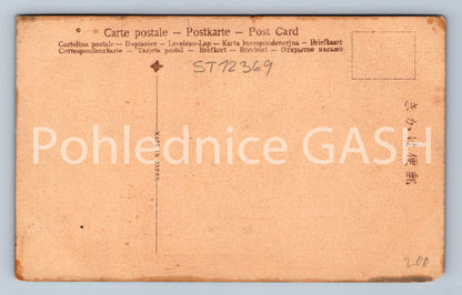 Pohlednice WORLD malovaná handf colored (ST12369)