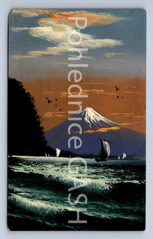 Pohlednice WORLD malovaná handf colored (ST12369)
