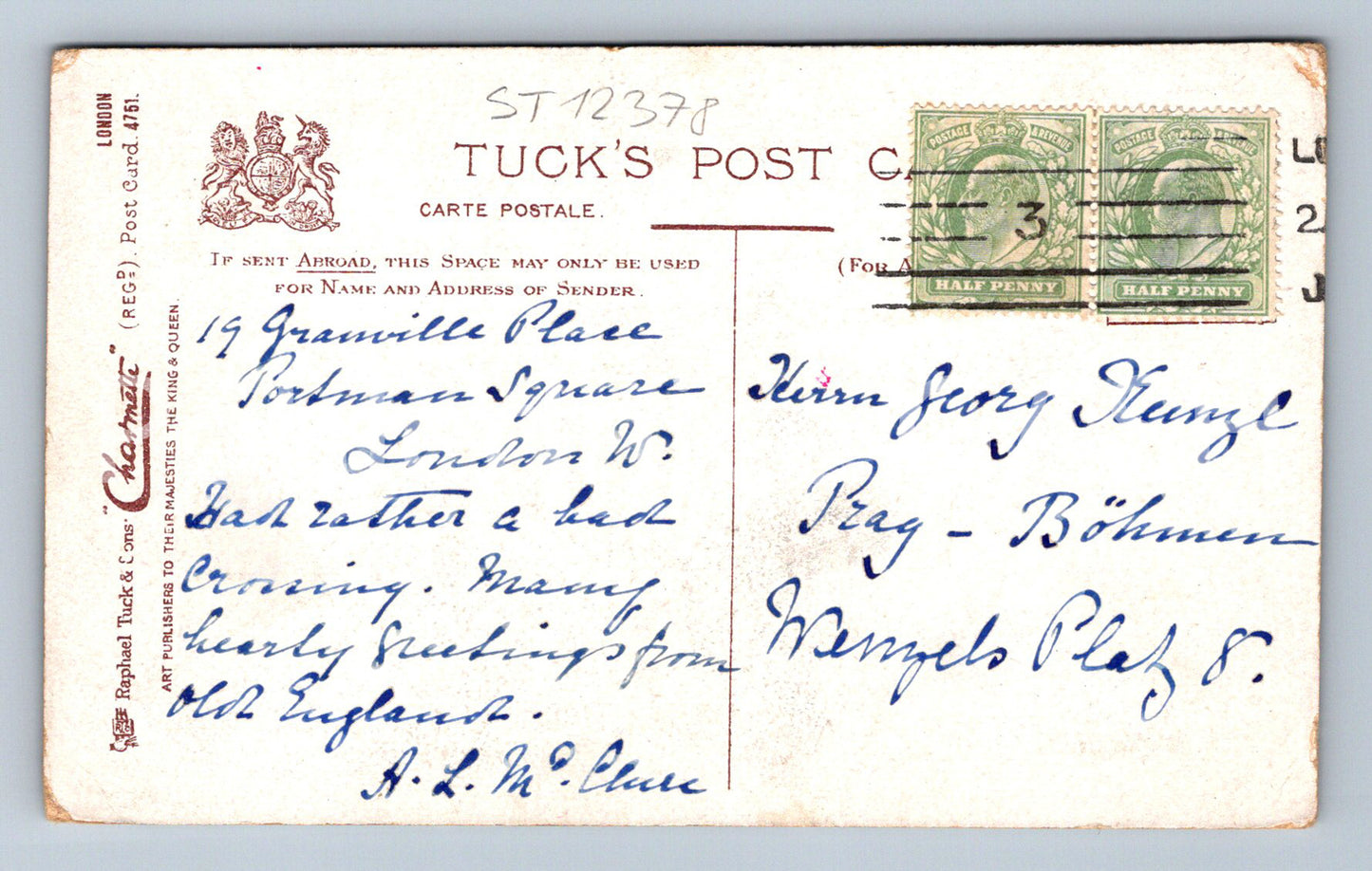 Pohlednice LONDON (ST12378)