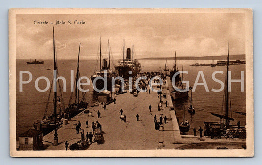 Pohlednice TRIESTE - MOLO S. CARLO (ST12393)