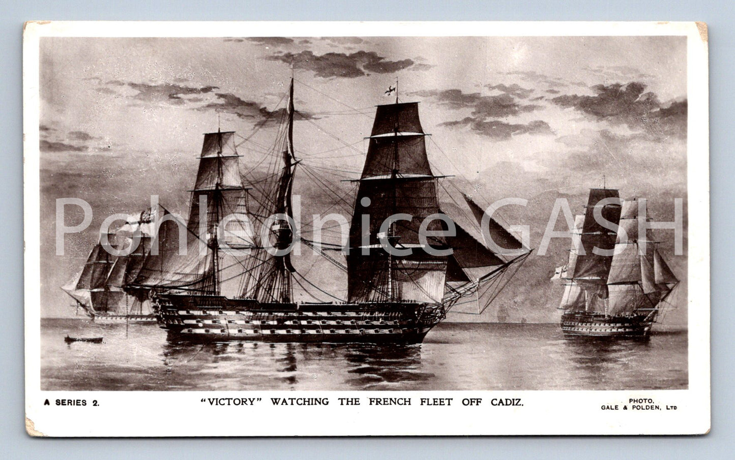Pohlednice VICTORY - WATCHING THE FRENCH FLEET OFF CADIZ (ST12395)