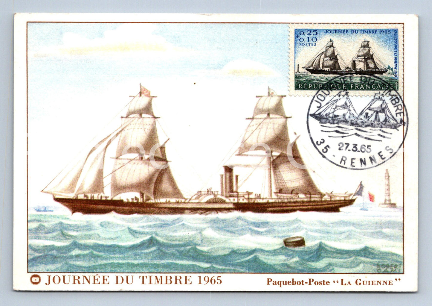 Pohlednice JOURNÁE DU TIMBRE (ST12407)