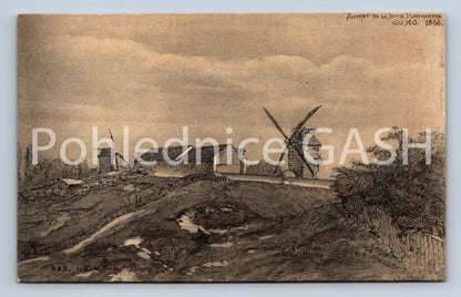 Pohlednice SOMMET DE LA BUTTA MONTMARTER (ST12427)