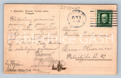 Pohlednice V. SOUČEK . PRAHA (ST12460)