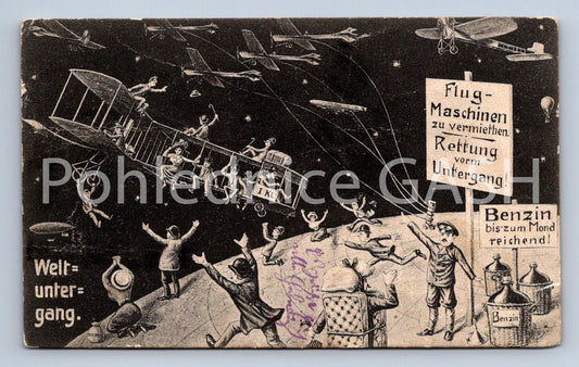 Pohlednice FLUG-MASCHINEN NĚMECKO BUDOUCNOST (ST12467)