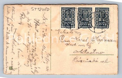 Pohlednice HERZLICHE WEIBNACHTSGRÜSSE (ST12480)