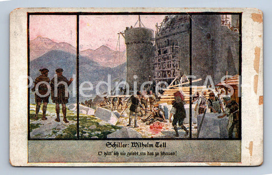 Pohlednice SCHILLER - WILHELM CELL (ST12482)