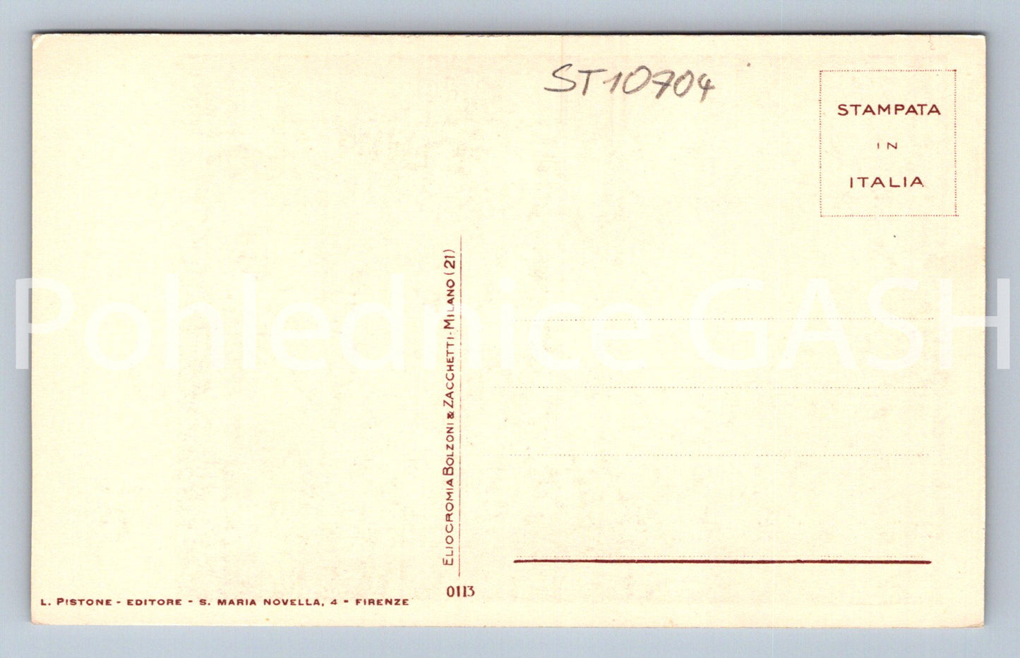 Pohlednice LA VERGINE (ST10704)