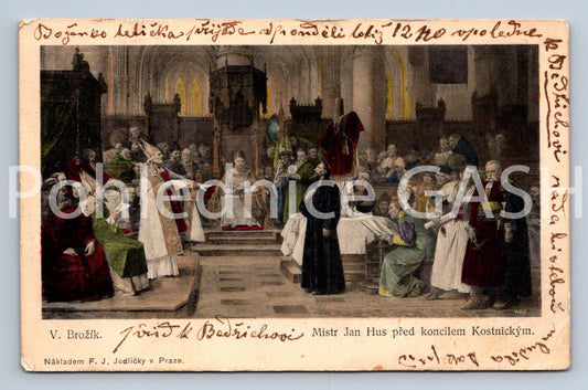 Pohlednice V. BROŽÍK - MISTR JAN HUS (ST10712)