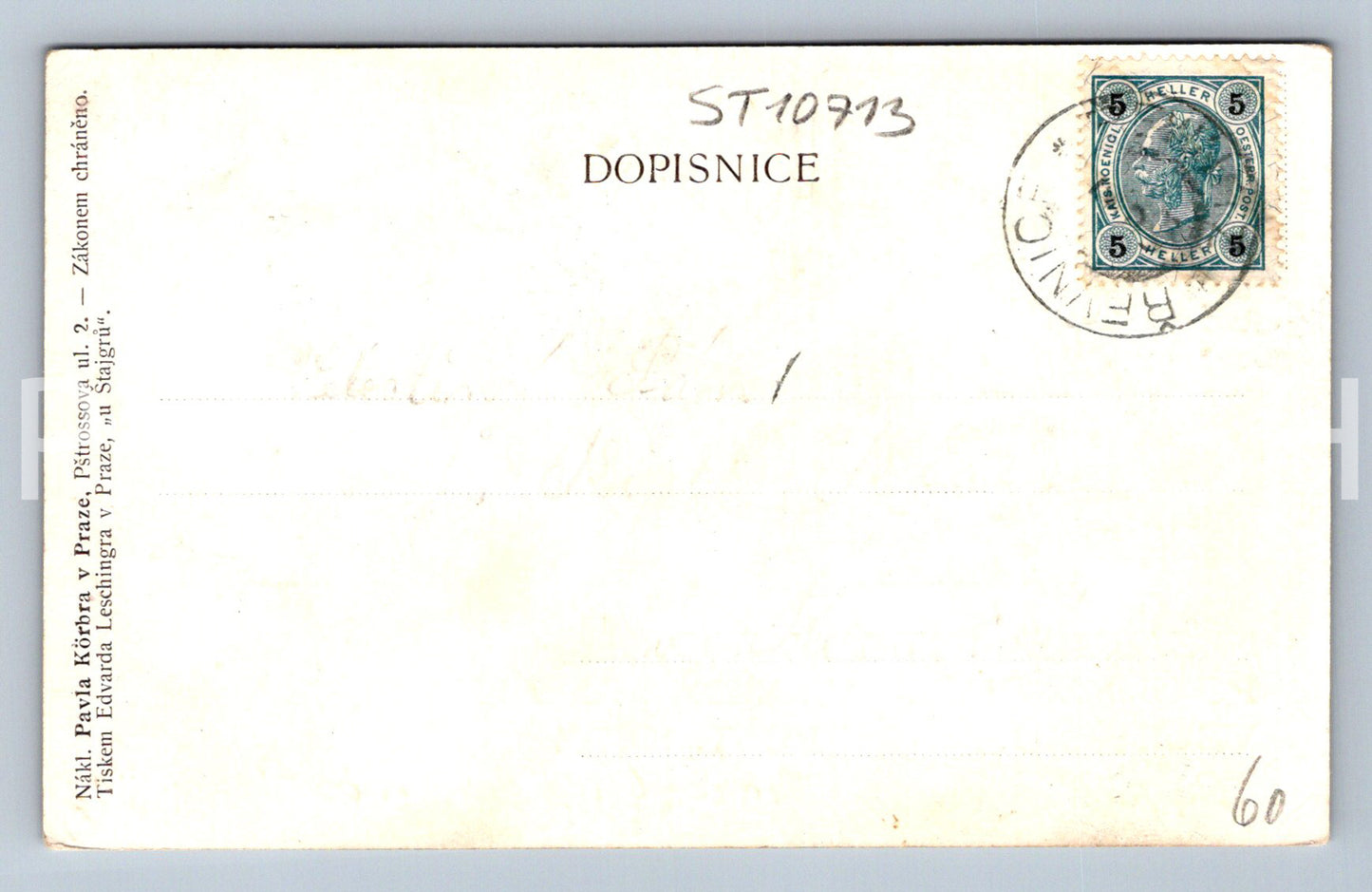 Pohlednice NEZAHYNE ČESKÝ NÁROD (ST10713)