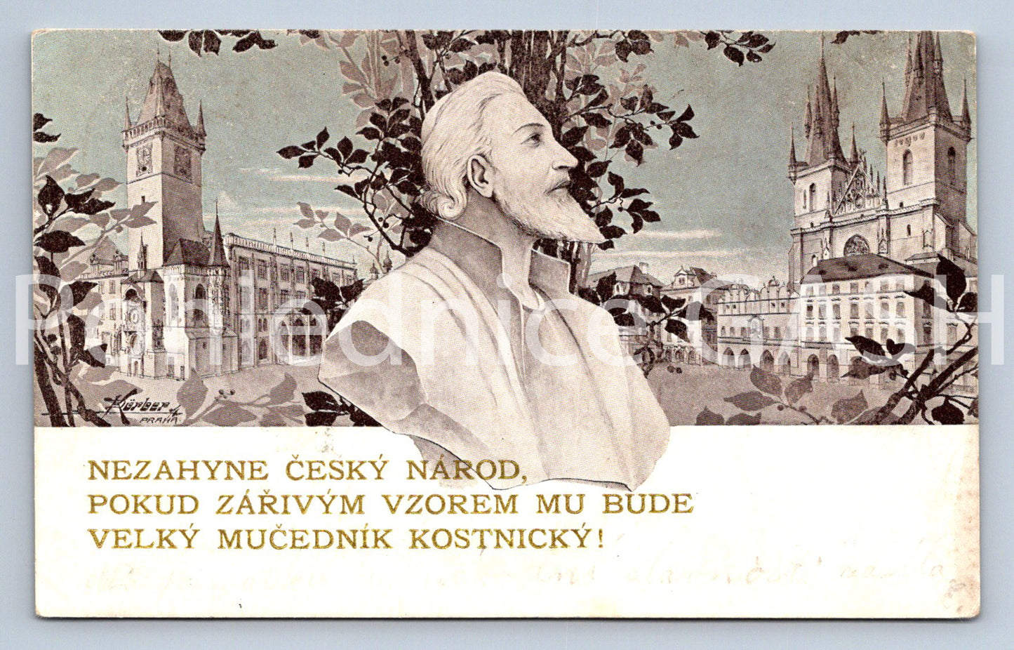 Pohlednice NEZAHYNE ČESKÝ NÁROD (ST10713)