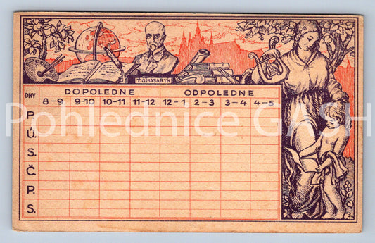 Pohlednice KALENDÁŘ 1931 (ST10728)