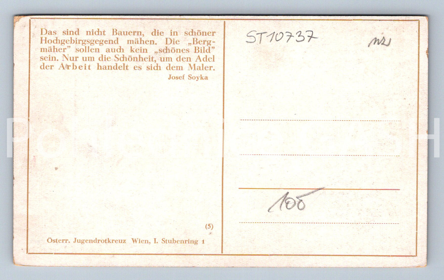 Pohlednice A. EGGER - LIENZ (ST10737)