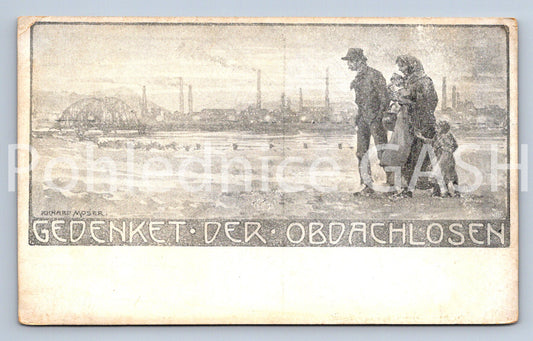 Pohlednice GEDENKET - DER . OBDACHLOSEN (ST10754)