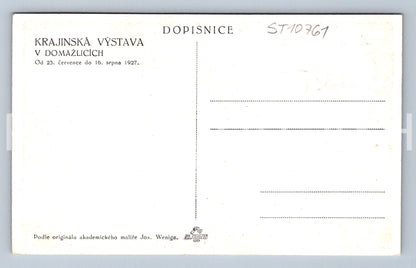 Pohlednice KRAJSKÁ VÝSTAVA V DOMAŽLICÍCH (ST10761)