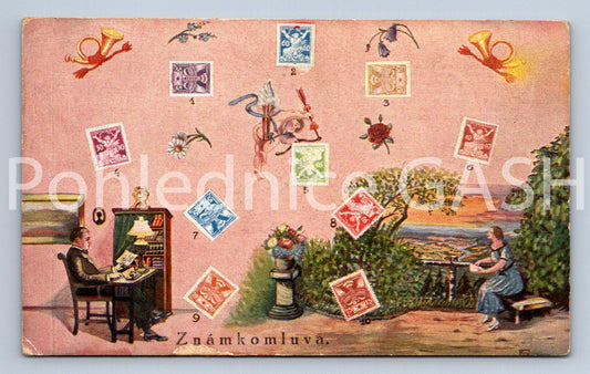 Pohlednice ZNÁMKOVMLUVA (ST10762)
