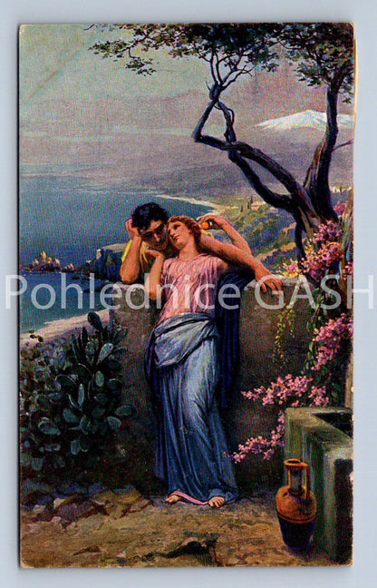 Pohlednice A. LIEBSCHER - ŘÍMSKÁ LÁSKA (ST10782)