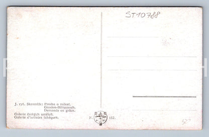 Pohlednice J. RYT. SKRAMLÍK - PROSBA O MILOST (ST10788)