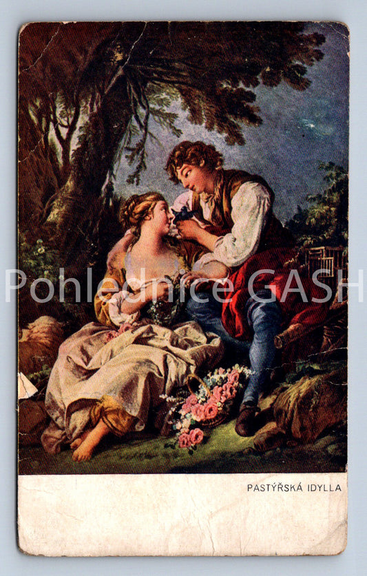 Pohlednice PASTÝŘSKÁ IDYLLA (ST10818)
