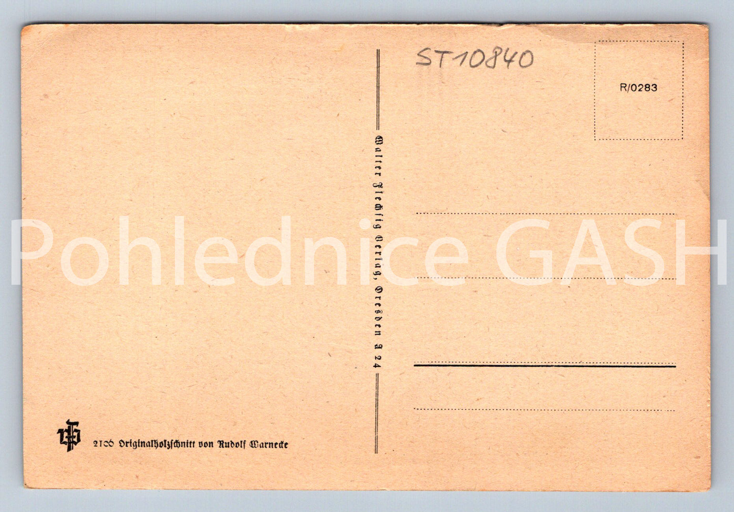 Pohlednice MIT SREUDE RCHWINGT NEDENERFTEN GOHN (ST10840)