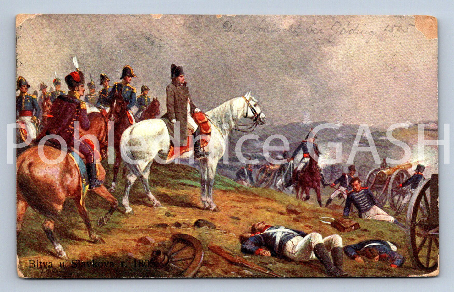 Pohlednice BITVA U SLAVKOVA R. 1805 (ST10849)